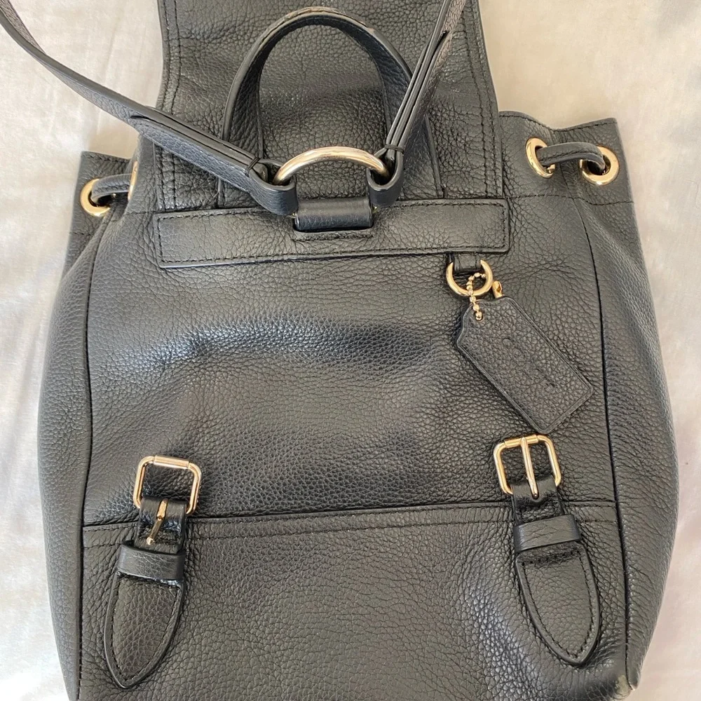 Coach Mini Turnlock Rucksack Backpack - Picture 12 of 17